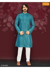 Bottole Green Outluk Vol 6 Function Regal Style Wear Art Silk Long Kurta Pajama 6003